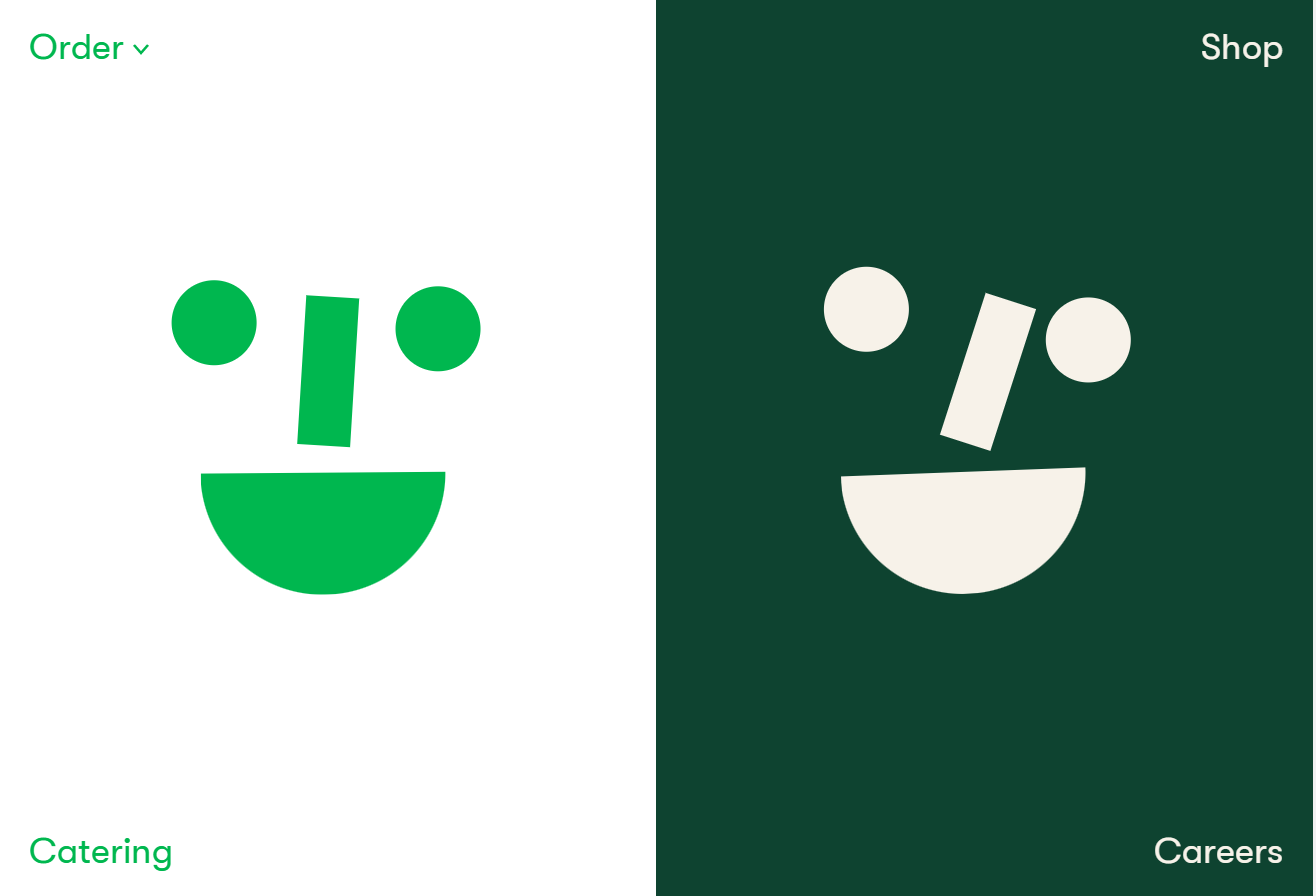 website using minimal text